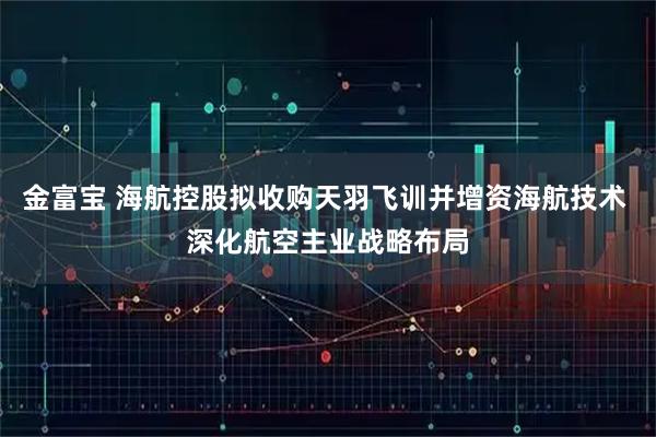 金富宝 海航控股拟收购天羽飞训并增资海航技术 深化航空主业战略布局