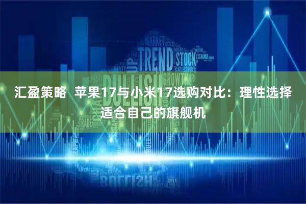 汇盈策略  苹果17与小米17选购对比：理性选择适合自己的旗舰机